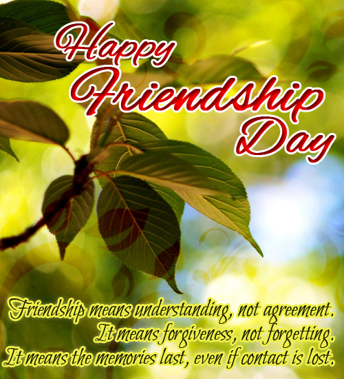 Happy Friendship Day